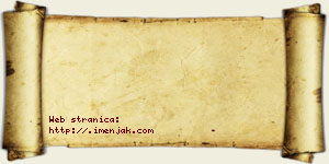 Bojin Šljivovac vizit kartica